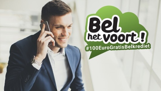 Bel het voort en ontvang € 100 gratis belwaarde!